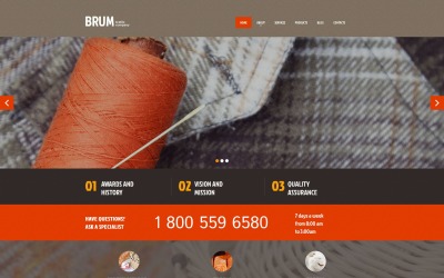 Industrial Moto CMS HTML Template