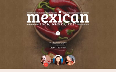 Mexican Food WordPress Theme