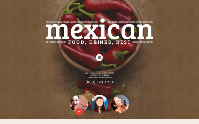 Mexikanisches Essen WordPress Theme