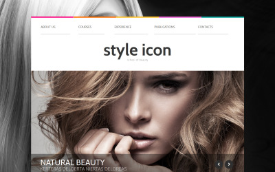 Modello di sito Web icona di stile