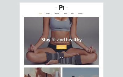 Modelo Joomla responsivo ao esporte