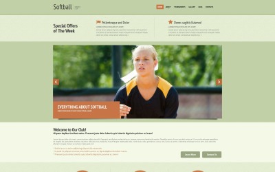 Plantilla Moto CMS HTML #54753 para Sitio de Béisbol
