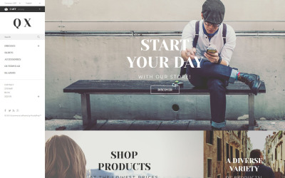 PrestaShop Theme namens "QX" #54708