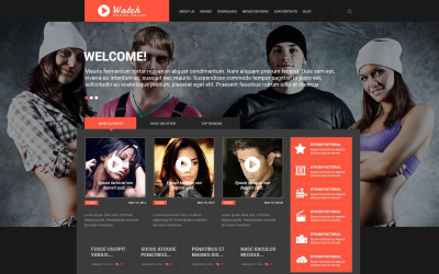Responsywny motyw WordPress #54729 na temat: kino