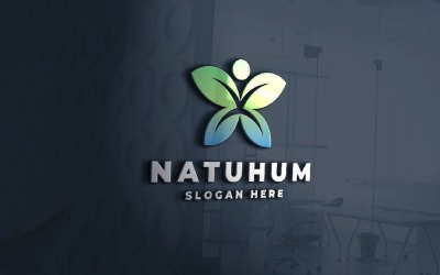 Human and Nature Logo Template