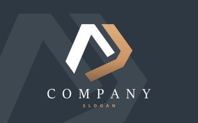 Initial AJ Letter Logo Luxury Template V4