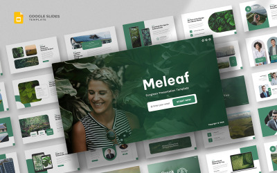 Meleaf - Ecology Sustainability Google Slides Template