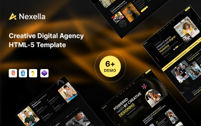 Nexella – Kreative Digitalagentur Brootstrap HTML5-Website-Vorlage