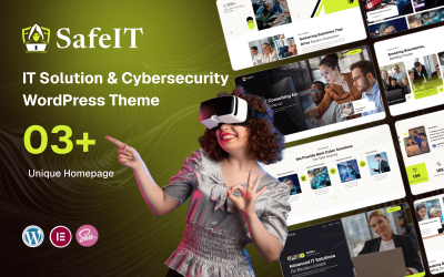 SafeIT - BT Çözümü ve Siber Güvenlik WordPress Teması