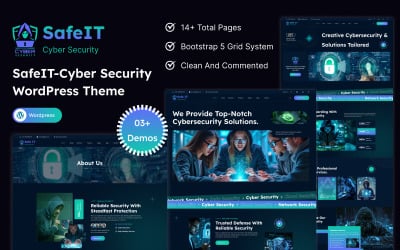 SafeIT — тема WordPress для кибербезопасности и управления ИТ