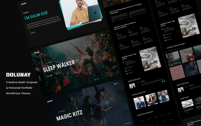 Dolunay - Yaratıcı Çok Amaçlı ve Kişisel Portföy WordPress Teması