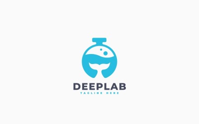 Whale Labs Logo Template Design
