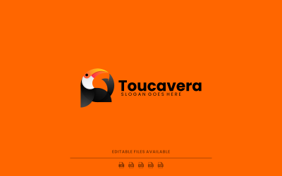 Gradient Modern Toucan Logo Design 301