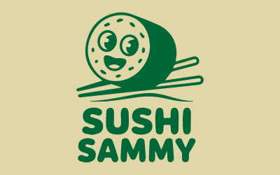 Modèles de logos de bar à sushis moderne | Pack vectoriel de cuisine japonaise