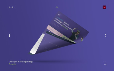 One-Pager Marketing Strategy Indesign Template