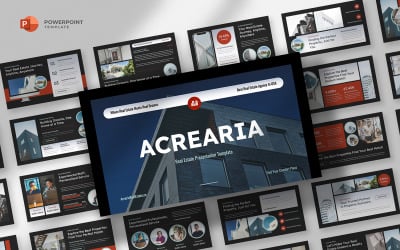 Acrearia - PowerPoint-sjabloon voor onroerend goed