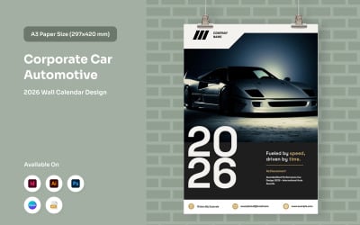 Automobil-Unternehmens-Wandkalender
