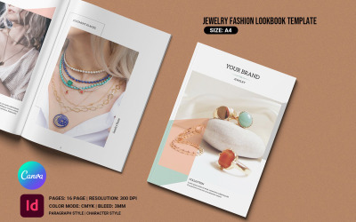 Jewelry Catalog Brochure Template