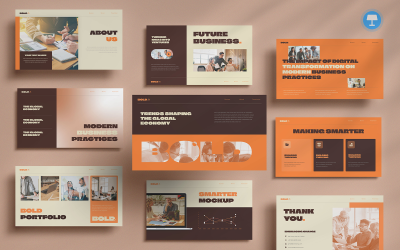 Bold Creative Business Keynote Presentation Template