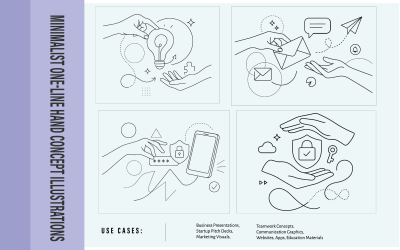 Cybersecurity &amp;amp; Digital Innovation Illustrations – Secure Technology, Email, Startup Vector Pack