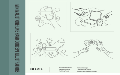 Digital Business &amp;amp; Technology Illustrations Startup, Communication, Search  Innovation