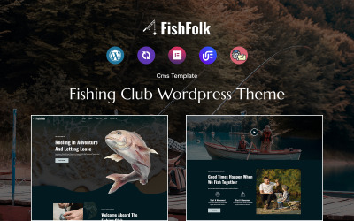 FishFolk - motyw WordPress dla klubu wędkarskiego