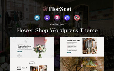 FlorNest - 花卉精品店和花店 WordPress 主题