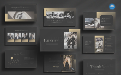 Luxoury - Luxury Brand Keynote Presentation Template