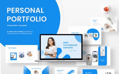 Myfolio – PowerPoint-Vorlage für persönliche Portfolios