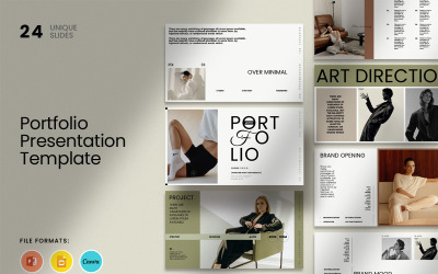 Portfólió - PowerPoint prezentációs sablon