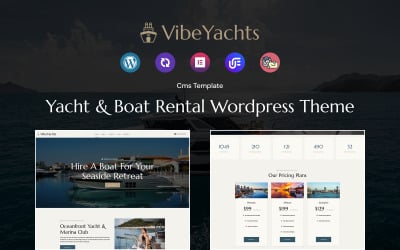VibeYachts — тема WordPress для аренды яхт и лодок