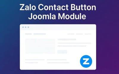 Zalo kontaktknapp — Flytande chattmodul gratis för Joomla