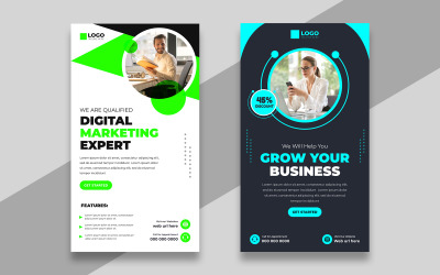 Digital Marketing Social Media Story Template Ver-19
