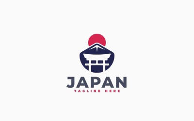 Japan Gate-logosjabloonontwerp