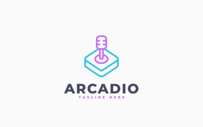 Arcade Talk Logo Template Design