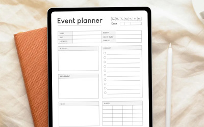 Event Planner Canva &amp;amp; MS Word