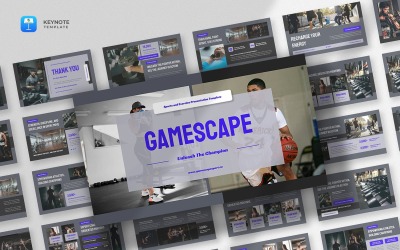 Gamescape - Plantilla de Keynote para deportes y fitness