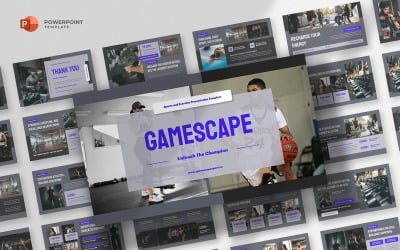 Gamescape - PowerPoint-mall för sport och fitness