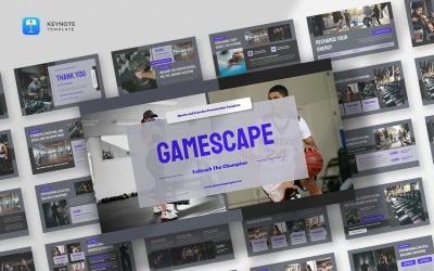 Gamescape - Sport &amp;amp; Fitness Keynote Template
