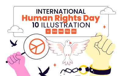 10 International Human Rights Day Design Illustration