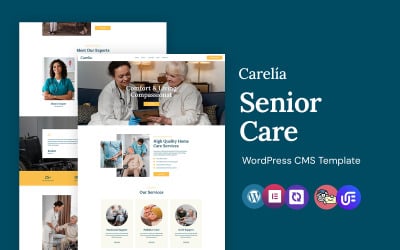 CarelÍa - Tema WordPress Elementor para Cuidados com Idosos e Enfermagem para Idosos