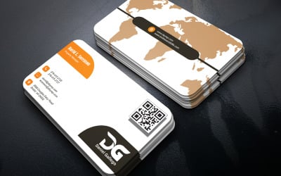 Corporate Business Card Design Editable