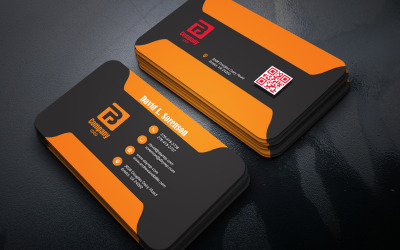 E-card Template Stylish Business Card Design