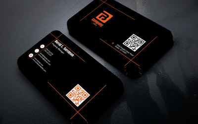Editable Professional Business Card Template