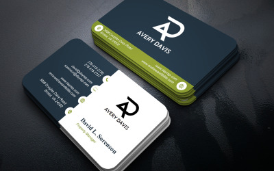 Elegant Business Card Layout