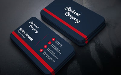 Modern Business Card Template Editable