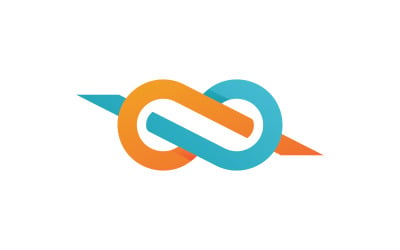 Infinity Logo vector sjabloonontwerp 12