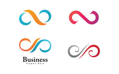 Infinity Logo vector template design 14
