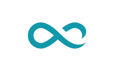 Diseño de plantilla vectorial del logotipo Infinity 1