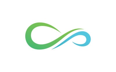 Infinity Logo vector sjabloonontwerp 8
